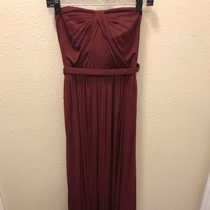 David's Bridal Style-Your-Way Gown in Wine